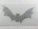 Hotfix Strass Bügelbild Applikation Fledermaus gefüllt 111123