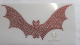 Hotfix Strass Bügelbild Applikation Fledermaus gefüllt 111123