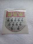 Strass Bügelbild Wappen Köln – Karneval Hotfix Motiv 111221