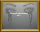 Hotfix Bügelbild Applikation Augen mit Tusche Studs 110127