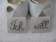 Aufkleber Strass Sticker Braut Schuhe Blau  I Will