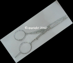 Schere Friseur Frisör 120503 Strass Bügelbild in Crystal