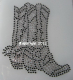 Hotfix Bügelbild Strass Stiefel Boots Linedance Country 120605