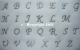 Strass Applikationen Alphabeth komplett A-Z Strass Buchstaben 121205