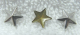 50 Hotfix Bügelnieten Stern Silber 8 mm
