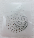 Hotfix Strass Bügelbild Welle Crystal 100405