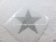 Strassstein Bügelbild gefüllter Stern – Glitzerndes Hotfix Motiv 141112