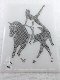 Strass Bügelbild -Reitsport-Voltigieren klein-120624