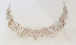 Strass Bügelbild Edler Ausschnitt Crystal Goldtopaz 160321