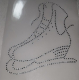 Hotfix Strass Bügelbild 1 Schlittschuh Eistanz 141216