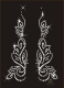 Ranken Strass Ornament Bügelbild Applikation Strasssteine Motiv Hotfix 180707