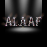 ALAAF Schriftzug Strass Bügelbild Hotfix Motiv Karneval Rot Crystal