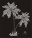 Hotfix Strass Applikation Bügelbild riesige XXL Palme 200319
