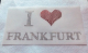 Bügelbild Strass I Love FRANKFURT 110912