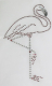 Strass Bügelbild Applikation Flamingo Strass 190517