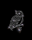 Eule Uhu Strass Bügelbild Applikation Motiv 190807