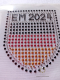 Hotfix Strass Bügelbild - EM 2024 Fußball Wappen & Fahne
