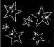 Hotfix Strass Bügelbild Motiv Stern Sterne 140825-09