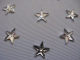 50 Acryl Sterne Crystal 6mm