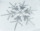 Hotfix Bügelbild Strass Schneeflocke Applikation Eiskristall Nr.3 121017
