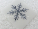 Hotfix Strass Bügelbild tolles Eiskristall Light Saphire 141201 Schneeflocke