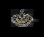 Hotfix Bügelbild riesige traumhafte Strass Krone 090618