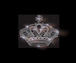 Hotfix Bügelbild riesige traumhafte Strass Krone 090618