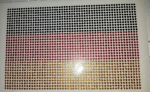 Bügelbild Deutschland Fahne groß 120215 – Fußball Fan Motiv 19 x 13 cm