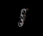 Hotfix Strass Bügelbild Kleine Ranke Crystal 150901 Applikation Strassmotiv