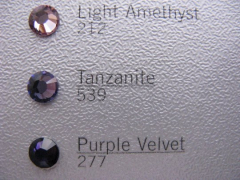 Swarovski Elements  SS10 Tanzanite