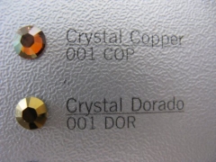 50   Swarovski Elements SS10 Crystal Copper