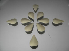 100 Metall Formen Tropfen 6x9 mm Gold