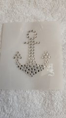 Hotfix Strass Bügelbild Motiv Applikation kl. Anker Farbwahl 110210 Hotfix Strass Bügelbild Motiv Applikation kl. Anker Farbwahl 110210