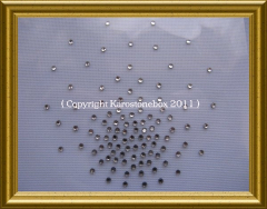 Hotfix Strass Applikation Bügelbild Ornament rund SS6 110225