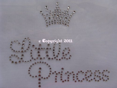 Hotfix Strass Bügelbild Little Princess 110801