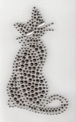 süßes Strass Kätzchen Schwarz 081528-01da süßes Strass Kätzchen Schwarz 081528-01da