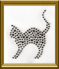 Strass Motiv Bügelbild Kleines Strass Katze Kätzchen Black Diamond 170420 Strass Motiv Bügelbild Kleines Strass Katze Kätzchen Black Diamond 170420