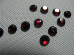 1440 Strasssteine SS10 Dunkel-Rot