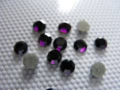 100 Hotfix Strasssteine SS 16 Dark Amethyst