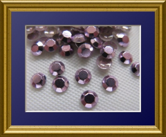 1440 Hotfix Metallstuds Chatonrosen 4 mm Flieder