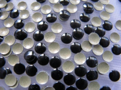 1440 Nailheads Bügelnieten 3mm Schwarz