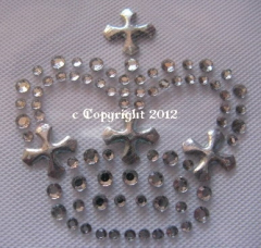 Hotfix Strass - Bügelbild hübsches kleines Krönchen 120112