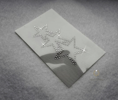 Hotfix Strass Bügelbild 3 - Sternchen Stern 120127 Farbwahl