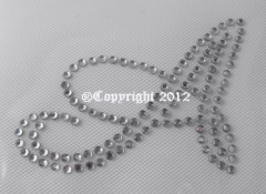 Strass Bügelbild Initialen Nr. 2 Buchstabe A120503