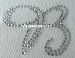 Strass Bügelbild Initialen Nr. 2 Buchstabe B 120503
