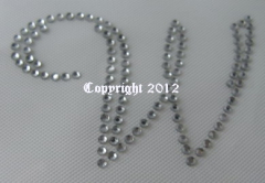 Strass Bügelbild Initialen Motiv Nr. 2 Buchstabe W120503