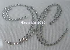 Strass Bügelbild Initialen Nr. 2 Buchstabe X120503