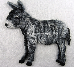 1A qualtiät`s Patch Applikation Hotfix Bügelbild süßer Esel 1557