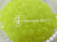 360 Hotfix Epoxy Steine zum aufbügeln Neon Gelb SS10