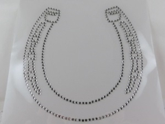 Hotfix Bügelbilder Strass Pferde Reiten Hufeisen 130602